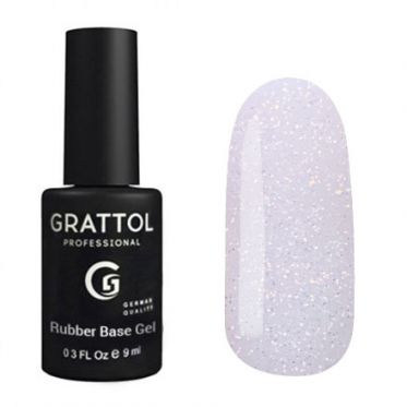 Grattol Rubber Base Glitter 4